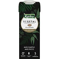 Kaiku begetal bebida de almendra sin azúcares añadidos 1 l