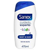 Sanex Cuidado Experto gel y Champú de ducha o baño para niños 475 ml