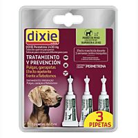 Dixie pipetas antiparásitas perro 3 ud