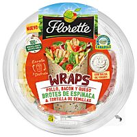 Florette ensalada wraps de pollo & bacón 255 g
