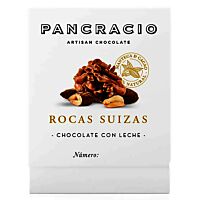 Pancracio rocas suizas con chocolate con leche 140 g