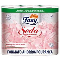 Foxy papel higiénico seda Ph neutro 18 ud