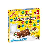 Lacasitos chocolatina rellena de leche 5 x 21 g