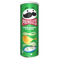 Pringles papas fritas sabor sour cream y cebolla 165 g