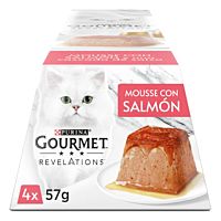 Gourmet revelations gato salmón 4 x 57 g
