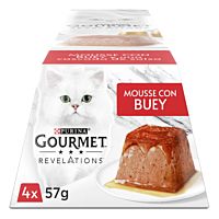 Gourmet revelations gato buey 4 x 57 g