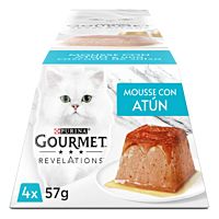 Gourmet revelations gato atún 4 x 57 g