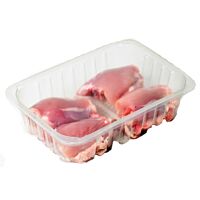 Contramuslo de pollo con hueso sin piel en bandeja 550 g