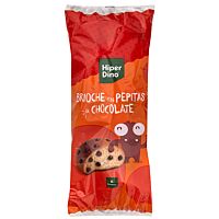 HiperDino bollos con pepitas de chocolate 240 g