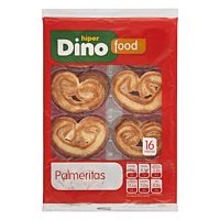 HiperDino palmeritas de azúcar 16 ud