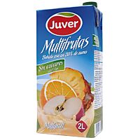 Juver zumo mutifrutas sin azúcares añadidos 2 l