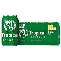 Tropical cerveza 8 x 33 cl