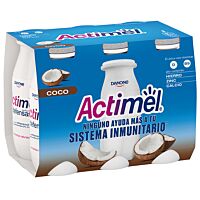 Danone Actimel sabor coco  6 x 100 g