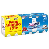 Actimel sabor fresa y coco 12 x 100 g