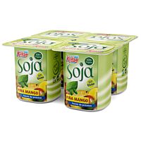 Kalise soja sabor piña y mango 4 x 125 g