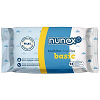Nunex toallitas basic para bebé 72 ud