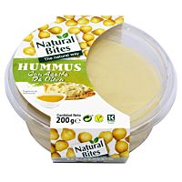 Natural bites hummus aceite de oliva virgen extra 200 g
