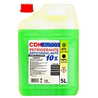 CDK Auto anticongelante 10 % verde 5 l