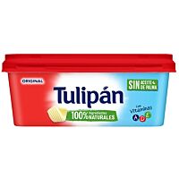 Tulipán margarina sin sal 225 g