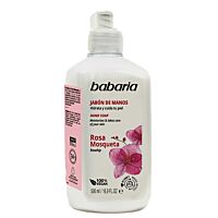 Babaria jabón de manos rosa mosqueta 500 ml