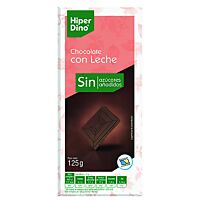 HiperDino chocolate leche sin azúcar 125 g