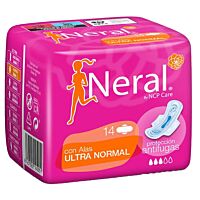 Neral compresa ultra alas normal 14 uds