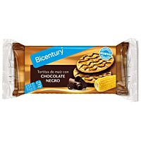 Bicentury tortitas de maíz con chocolate negro 90 g