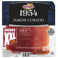 ElPozo jamón curado en lonchas XXL 225 g