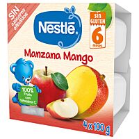 Nestlé tarrito de manzana y mango 4 x 100 g