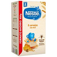 Nestlé papilla 8 cereales con miel 725 g