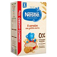 Nestlé papilla 8 cereales con cereales 725 g