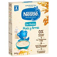 Nestlé papilla de maíz y arroz sin gluten 240 g