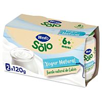 Hero Baby yogur natural sin azúcar añadido (+ 6 meses) 120 g