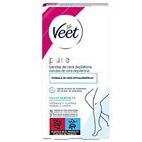 Veet banda de cera depilatoria 20 ud