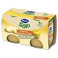 Hero Baby compota de manzana golden (+ 4 meses) 2 x 120 g