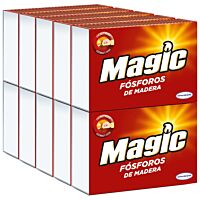 Magic fósforos de madera 10 x 40 ud
