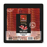 Navidul jamón paleta cebo 50 % ibérico mini lonchas 75 g