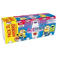Actimel kids sabor fresa 12 x 100 g