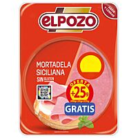 ElPozo mortadela siciliana lonchas 200 g