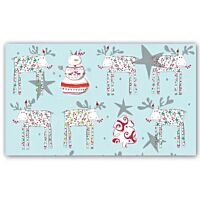 Blister 9 etiquetas navidad 3 x 5 cm