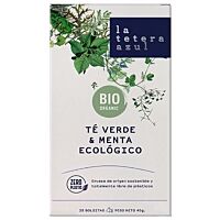 Tetera Azul té verde y menta eco 20 ud