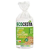 Ecocesta tortitas de arroz, maíz, manzana eco 127 g