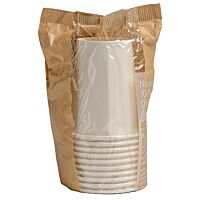 Karibou vasos de cartón blanco 290 ml 10 ud