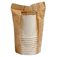 Karibou vasos de cartón blanco 120 ml 10 ud