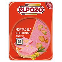ElPozo mortadela con aceitunas en lonchas 200 g