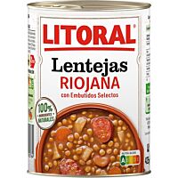 Litoral lentejas riojana 425 g