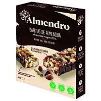 El Almendro barritas de almendra con chocolate 70 % 4 x 25 g