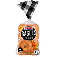 Bimbo bagels clásico 4 x 300 g