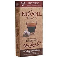Novell Nespresso café intenso compostables 10 cápsulas