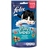 Félix gato snack play tubes pescado y cangejo 50 g